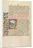 Initial Q: Bishop Theophilus Beholding the Stars which Will Lead Him to the Tomb of Saint Anthony by Master of the Brussels Romuléon