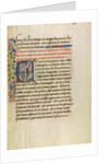Initial E: Saint Anthony Raising Three Men Killed by Lions by Master of the Brussels Romuléon