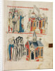 Saint Hedwig and the New Convent, Nuns from Bamberg Settling at the New Convent by Court workshop of Duke Ludwig I of Liegnitz and Brieg