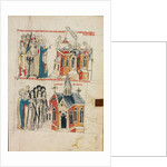 Saint Hedwig and the New Convent, Nuns from Bamberg Settling at the New Convent by Court workshop of Duke Ludwig I of Liegnitz and Brieg
