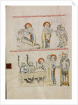 Saint Hedwig Caring for the Sick, Saint Hedwig Caring for Prisoners by Court workshop of Duke Ludwig I of Liegnitz and Brieg