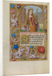 Saint Barbara with a Tower by Workshop of Master of the First Prayer Book of Maximilian