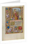Saint Barbara with a Tower by Workshop of Master of the First Prayer Book of Maximilian