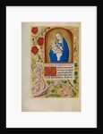 The Virgin and Child by Workshop of Master of the First Prayer Book of Maximilian