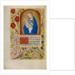 The Virgin and Child by Workshop of Master of the First Prayer Book of Maximilian