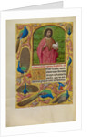 Saint John the Baptist with the Lamb of God on a Book by Workshop of Master of the First Prayer Book of Maximilian