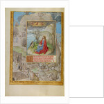 Saint John on Patmos by Master of the Lübeck Bible