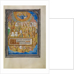 Female Martyrs and Saints Worshipping the Lamb of God by Master of James IV of Scotland