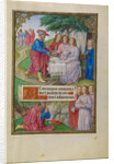 Abraham and the Three Angels by Master of James IV of Scotland