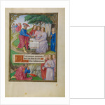 Abraham and the Three Angels by Master of James IV of Scotland