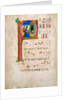 Initial P: The Adoration of the Christ Child and The Annunciation to the Shepherds by Anonymous