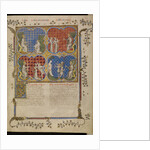 Solomon Teaching Rehoboam, The Judgment of Solomon, Solomon Testing the Legitimacy of Three Brothers by Master of Jean de Mandeville