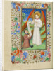 A Patron and His Guardian Angel by Master of Sir John Fastolf