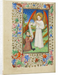 A Patron and His Guardian Angel by Master of Sir John Fastolf