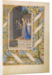 Saint Avia in Prison Receiving Communion from the Virgin by Jean Bourdichon