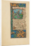Initial S: The Stigmatization of Saint Francis by Master of the Dresden Prayer Book