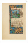 Initial S: The Stigmatization of Saint Francis by Master of the Dresden Prayer Book