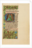 Initial E: Saint Sebastian by Master of the Dresden Prayer Book