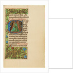 Initial E: Saint Sebastian by Master of the Dresden Prayer Book