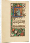 Initial I: Saint Mark by Master of the Dresden Prayer Book