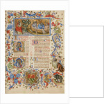 The Calling of Saints Peter and Andrew, Initial D: Saint Andrew, Initial Q: Saint Peter by Master of the Brussels Initials