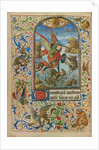 Saint Michael by Lieven van Lathem