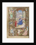 The Virgin and Child with Angels by Lieven van Lathem