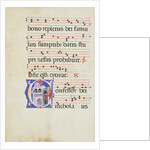 Initial C: Saint Nicholas by Master of Gerona