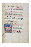 Initial S: The Stoning of Saint Stephen by Master of Gerona