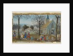 Villagers on Their Way to Church by Simon Bening