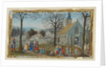 Villagers on Their Way to Church by Simon Bening