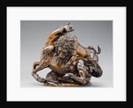 Lion Attacking a Horse and Lion Attacking a Bull by Antonio Susini