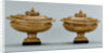 Pair of lidded alabaster vases by Anonymous