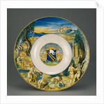 Armorial Dish with the Flaying of Marsyas by Nicola di Gabrielle Sbraghe