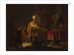 Daniel and Cyrus Before the Idol Bel by Rembrandt Harmensz. van Rijn