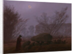 A Walk at Dusk by Caspar David Friedrich