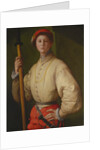 Portrait of a Halberdier (Francesco Guardi?) by Pontormo