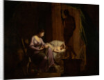 Penelope Unraveling Her Web by Joseph Wright of Derby