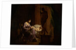 Penelope Unraveling Her Web by Joseph Wright of Derby