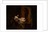 Penelope Unraveling Her Web by Joseph Wright of Derby
