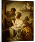 The Studio by Honoré Daumier