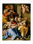 Holy Family with Saints Anne, Catherine of Alexandria, and Mary Magdalene by Nosadella