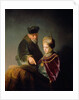 A Young Scholar and his Tutor by Workshop of Rembrandt Harmensz. van Rijn