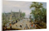 A Jeu de Paume Before a Country Palace by Adriaen van de Venne