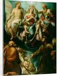 Coronation of the Virgin with Saints Joseph and Francis of Assisi by Giulio Cesare Procaccini