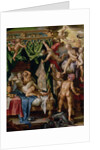 Mars and Venus Surprised by Vulcan by Joachim Anthonisz. Wtewael