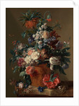 Vase of Flowers by Jan van Huysum