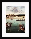Hunting on the Lagoon (recto), Letter Rack (verso) by Vittore Carpaccio