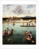 Hunting on the Lagoon (recto), Letter Rack (verso) by Vittore Carpaccio