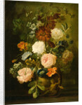 Vase of Flowers by Follower of Jan van Huysum
